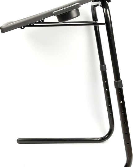TV Tray Stand is an Adjustable Angle Sofa Stand Coffee Table with six Height adjustments and Three Angles,Retractable Cup Holder, Convenient and Comfortable tv Tray - LeafyLoom