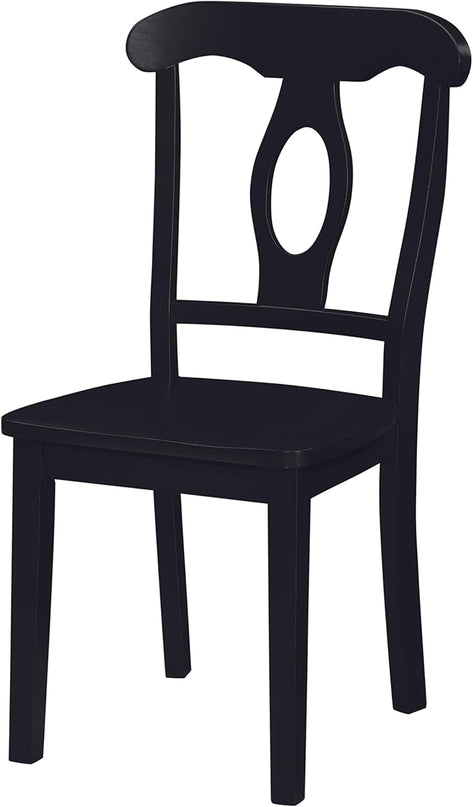 DOREL Living Aubrey 5 piece Traditional Height Pedestal Dining Set - LeafyLoom