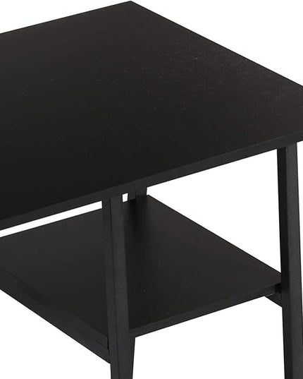 VECELO 43 Inch Computer Modern Student Writing home-office, Ladder Desk, Black - LeafyLoom