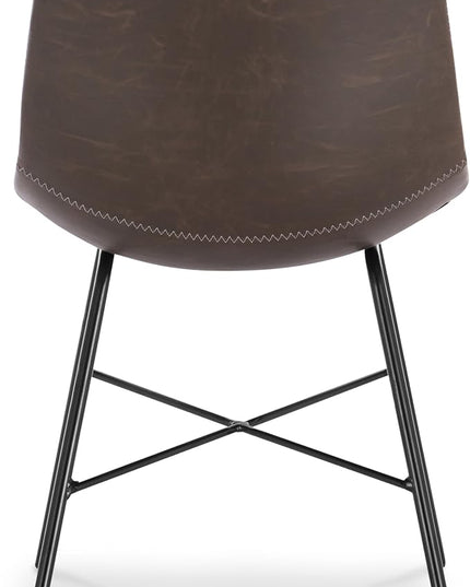 Poly and Bark Paxton Dining Chair, Set of 2 Brown - LeafyLoom