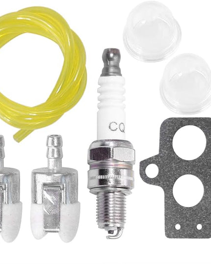 Carburetor W/Gasket Fuel Line Spark Plug For Husqvarna 350BT 150BT Backpack Leaf Blower Redmax EBZ8000 EBZ8000RH EBZ8500 EBZ8001 EBZ8050 EBZ8050RH Back Pack - LeafyLoom
