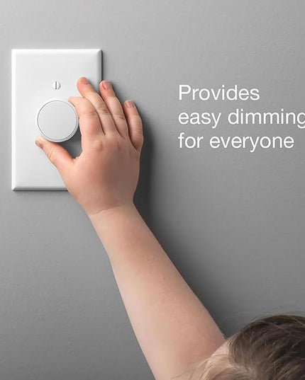 Lutron Aurora Smart Bulb Dimmer Switch with Screwdriver | for Philips Hue Smart Bulbs | Z3-1BRL-WH-L0-A | White Lutron