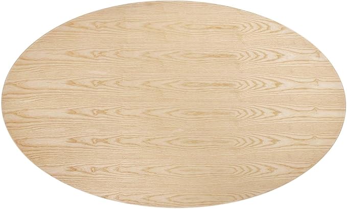 Modway Lippa Dining Table, 78", White Natural - LeafyLoom