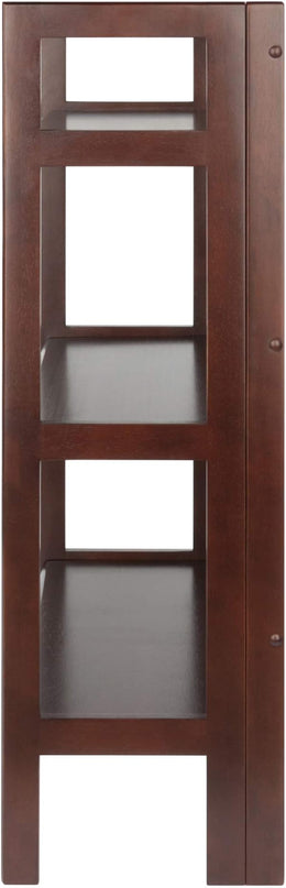Winsome Wood Terry Shelving, Walnut, 3 - LeafyLoom
