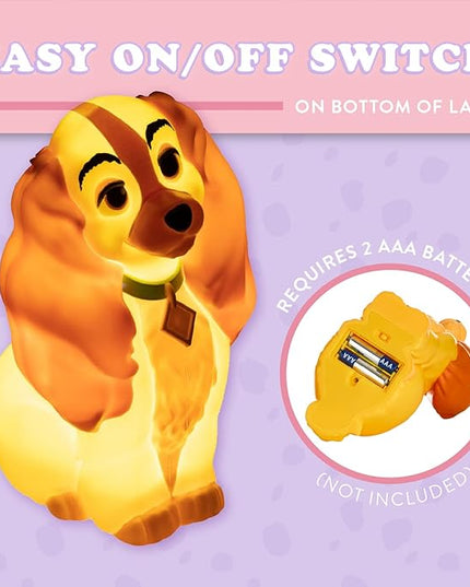 Paladone Lady and The Tramp Light | Disney Home Décor | Officially Licensed Merchandise - LeafyLoom