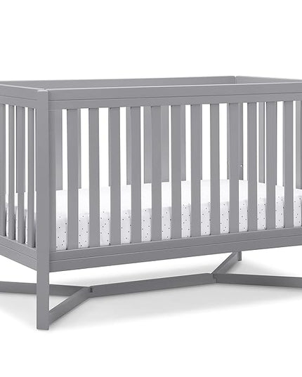 Delta Children Tribeca 4-in-1 Baby Convertible Crib, Grey - LeafyLoom