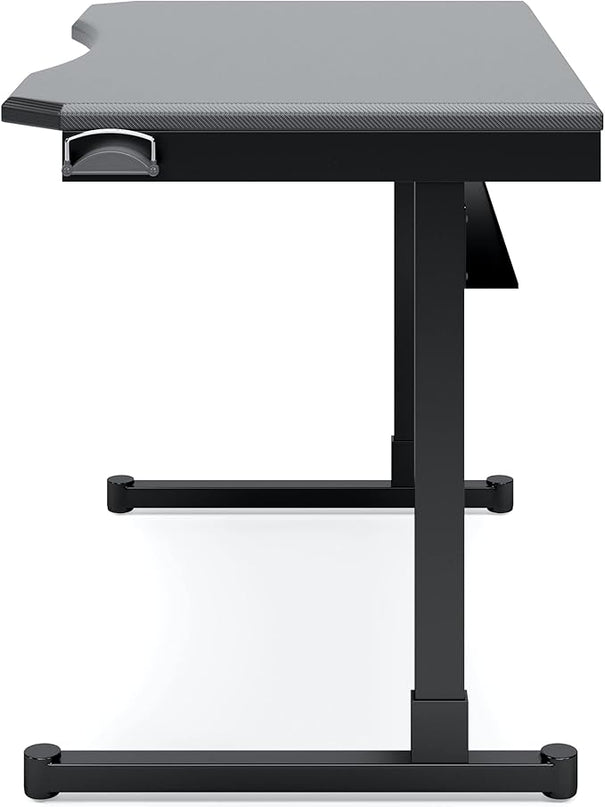 Signature Design by Ashley Lynxtyn Contemporary 48" Home Office Writing Desk, Black - LeafyLoom