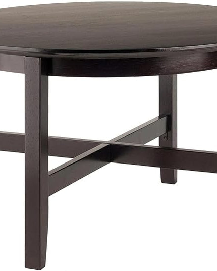 Winsome Wood Toby Occasional Table, Espresso, 30 x 30 x 18.11 - LeafyLoom