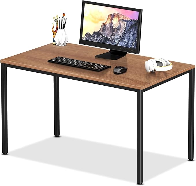BAST BOARD 30x59 Inches - Brown Minimalist Desk for Home Office or Gaming - LeafyLoom