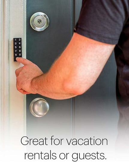 August Home Smart Keypad, Pair with Your August Smart Lock - Grant Guest Access with Unique Keycodes, Dark Gray AugustHome