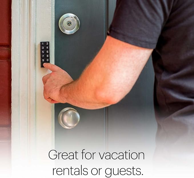 August Home Smart Keypad, Pair with Your August Smart Lock - Grant Guest Access with Unique Keycodes, Dark Gray AugustHome