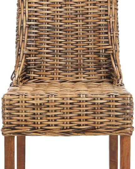 Safavieh Home Collection Suncoast Brown Dining Chair - LeafyLoom