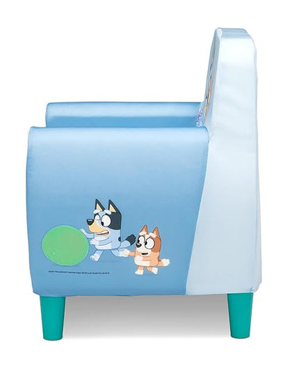 Delta Children Bluey Foam Chair, Blue - LeafyLoom