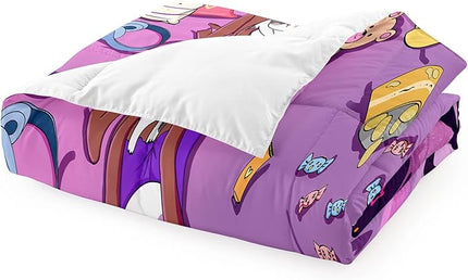 Girls Black Girls Comforter Sets for Teen Kids Adults African American Queen Size African American Girl Comforter Set for Girls Bedroom Cute Black Girls Bedding Set 1 Comforter 2 Pillowcases - LeafyLoom