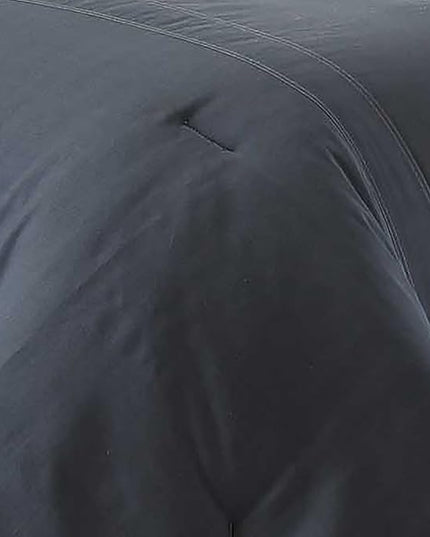 Eddie Bauer - Queen Comforter Set, Reversible Cotton Bedding with Matching Shams, Pre-Washed for Added Softness (Kingston Charcoal, Queen) - LeafyLoom