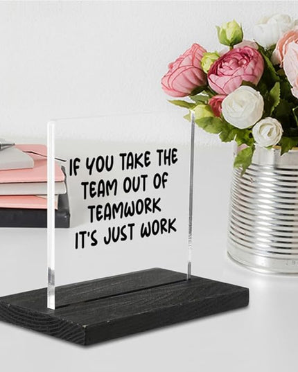 Inspirational Gifts for Employees, Motivational Quotes for Desk, Inspiration Work Gifts, Desk Coworker Gifts for Women Office Work Bestie Gifts for Women YTZ75 - LeafyLoom