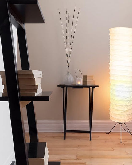 Paper Floor Lamp Shad Japanese Style Standing Lamps Protector Cover Replacement Decorative Lampshade for Bedside Hotel Floor Lamp - LeafyLoom