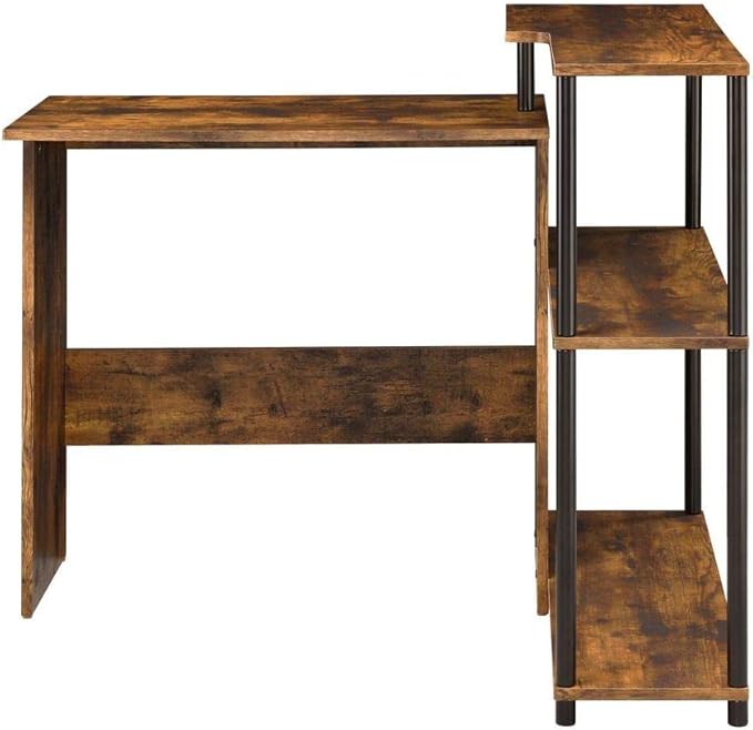 NicBex Kimberly-DW-00058-LWJ Home Office Desks, 39"x32"x34", Oak - LeafyLoom