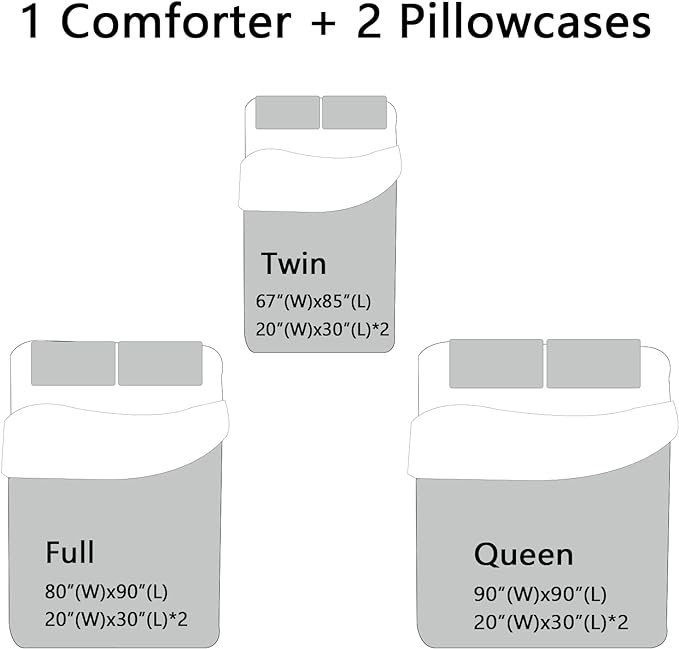 CVHOUSE Tractor Bedding Sets for Boys,Excavators Comforter Twin,Boys Cartoon Truck Comforter Set,Trucks Tractors Cars Quilt Set with 1 Comforter and 2 Pillow Cases- 3 Piece - LeafyLoom