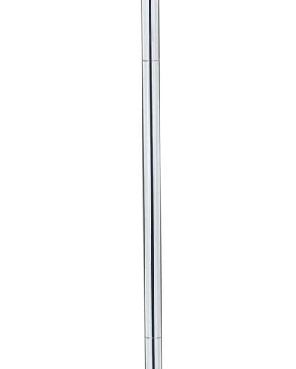 JONATHAN Y JYL6005A Roxy 60" Metal LED Floor Lamp, Contemporary, Modern, Transitional, Office, Living Room, Family Room, Dining Room, Bedroom, Hallway, Foyer, Chrome - LeafyLoom