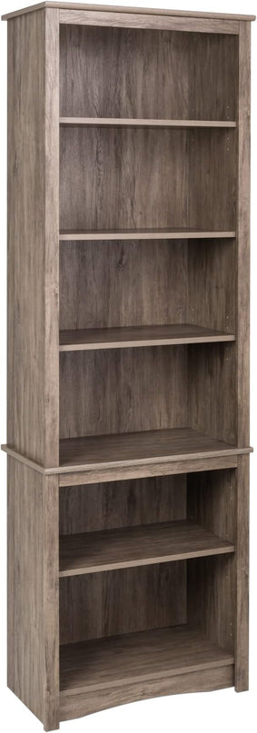 Prepac Prepac Home Office Tall 6-Shelf Bookcase - LeafyLoom