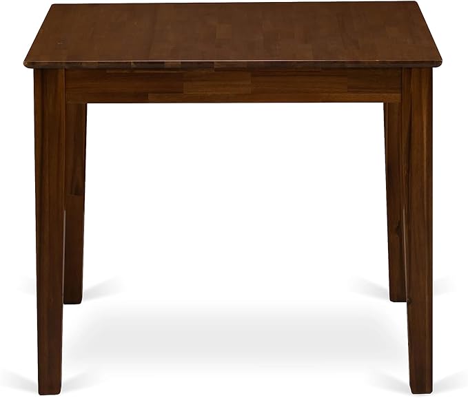 East West Furniture OXLA5-AWA-05 Oxford 5 Piece Dining Set Includes a Square Kitchen Table and 4 Parson Chairs, 36x36 Inch - LeafyLoom