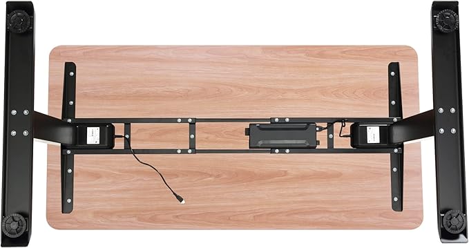 Fromann 55 x 27 inch Table Top for Adjustable Home Office Standing Desk Frames (Light Wood) - LeafyLoom