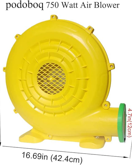 Inflatable Bounce House Blower, Air Blower for Inflatable Castle and Jump Slides, Portable and Powerful Fan Pump Commercial Inflatable Blower, Blower for Bounce House - LeafyLoom