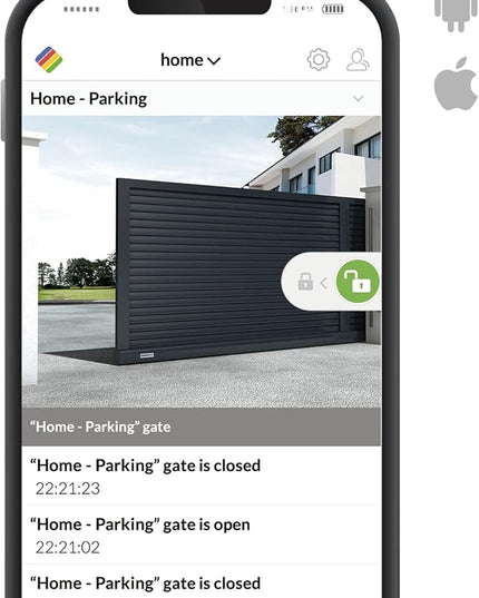 ismartgate Mini Smart gate Opener - Universal WiFi Remote Controller Compatible with Alexa, Google Home, IFTTT, iPhone, Android,Door Left Open Alert, Door Security Systems. No Hub Needed. ismartgate