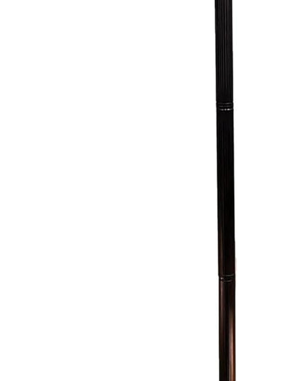 Amora Tiffany Style Floor Lamp Arched 62" Tall Stained Glass Tan Yellow Brown Antique Vintage Light Decor Bedroom Living Room Reading Gift AM272FL11B Lighting - LeafyLoom