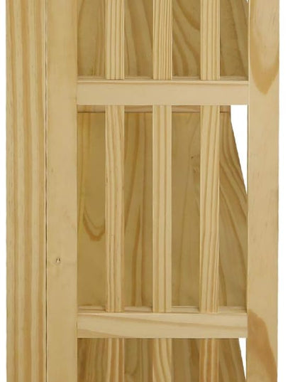 Casual Home "Soho Manhattan 4-Shelf Folding Bookcase 26"" Wide - Natural (333-40) - LeafyLoom
