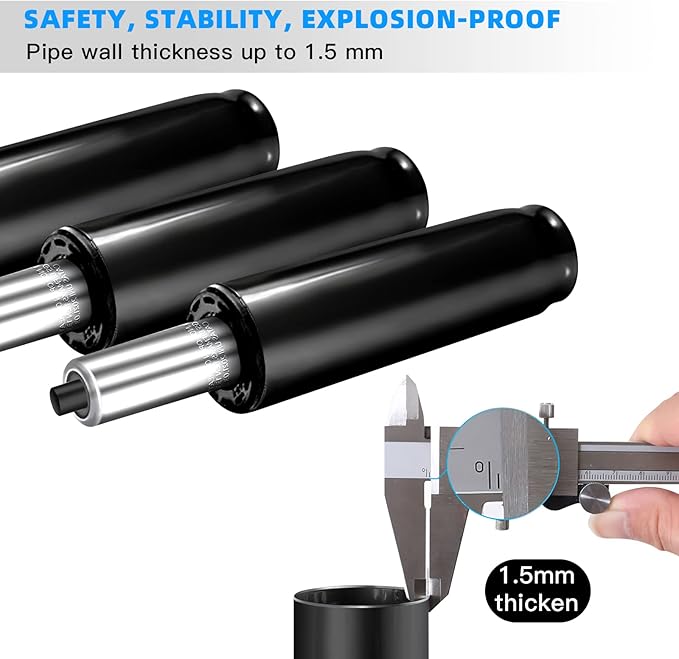Adjustable Gas Lift Cylinder for Office Chairs, Black, 1000LBS Capacity - LeafyLoom