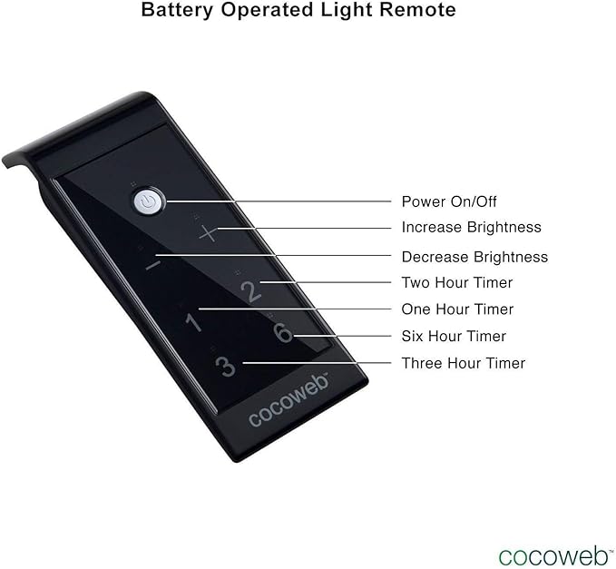 Cocoweb 22" Grand Piano Lamp, LED, Adjustable, Quality Lighting in Black with Brass Accents, with Rechargeable Battery Pack - GPLEDV-22D-BP4 - LeafyLoom