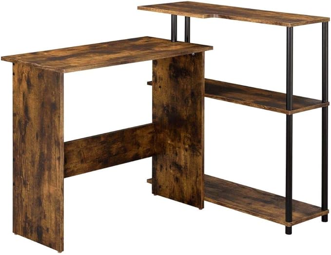 NicBex Kimberly-DW-00058-LWJ Home Office Desks, 39"x32"x34", Oak - LeafyLoom
