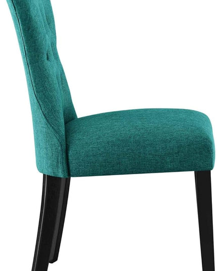 Modway Silhouette Chair, Teal 24.5 x 18 x 36 - LeafyLoom