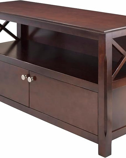 Winsome Xola 40643 Cappuccino TV Stand (40643) - LeafyLoom