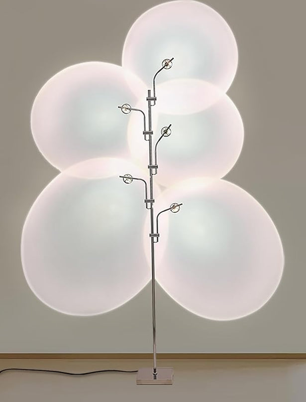Sunset Lamp LED 5 Halo Projector Floor Lamp Corner Ambiance Indoor Decorative Lighting Live Streaming Background Light for Bedroom, Living Room Restaurant Dance Studio -Tiktok Live Streaming Light - LeafyLoom
