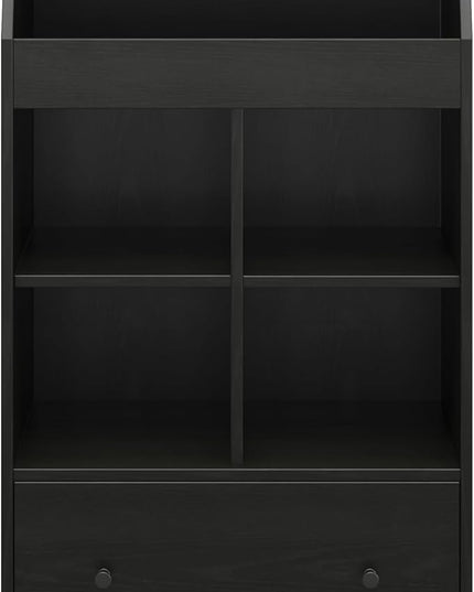 Ameriwood Home The Loft 2 Door Storage Tower, Large, Black Oak - LeafyLoom