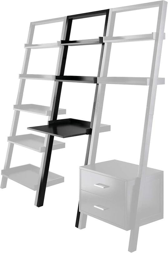 Winsome Bellamy, Black, 22.99 x 19.69 x 69.36 - LeafyLoom