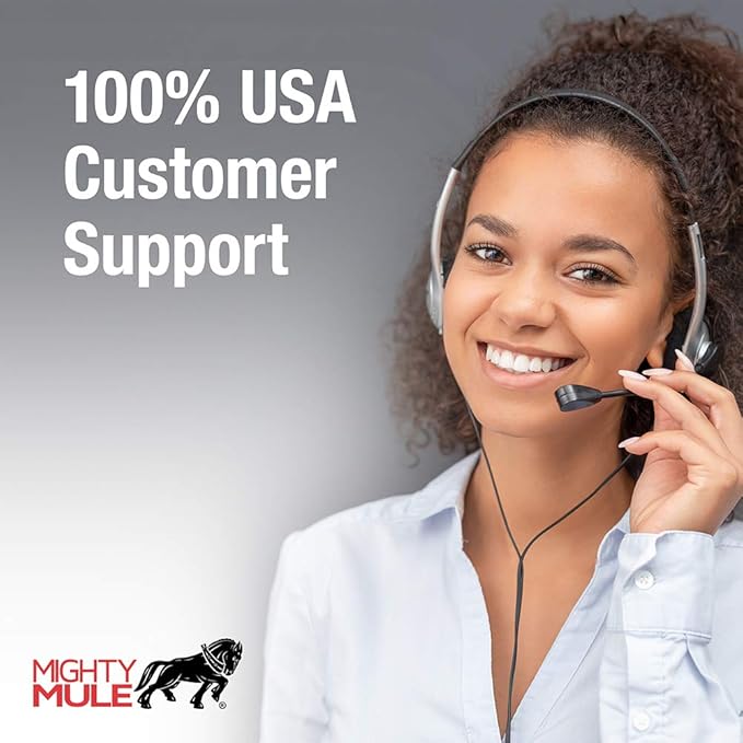 Mighty Mule MM571W-EST Heavy Duty Automatic Package Swing, Smart Bridge, Driveway Sensor, and More, Single Gate Opener, Estate, Black MightyMule