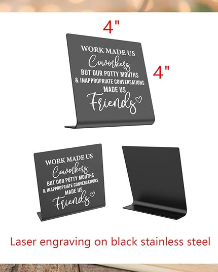 Work Bestie Gifts for Women Colleagues Coworkers Gift Office Desk Decor New Job Good Luck Goodbye Gifts For Coworkers Boss Women Friends Farewell Going Away Goodbye Gifts for Coworker dksg16 - LeafyLoom