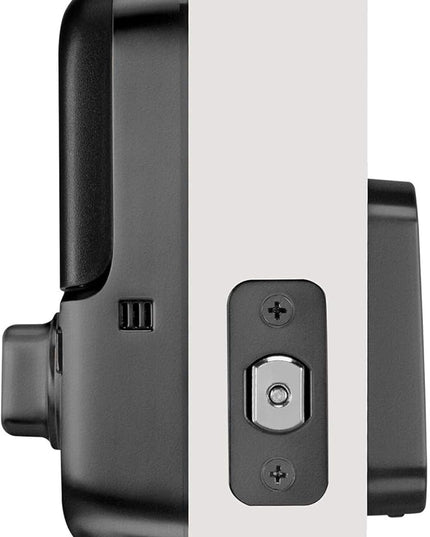 Yale Assure SL Deadbolt Smart Lock, Black Suede Keyless Entry Door Lock with Wi-Fi Connected Touchscreen for Front or Back Door, ‎YRD256-CBA-BSP Yale
