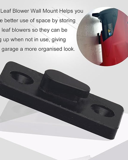Leaf Blower Wall Mount Compatible with Milwaukee Leaf Blower M18 2724-20 2724-21, Plastic Wall Holder use for Hanging Leaf Blower - Mounting Bracket - LeafyLoom