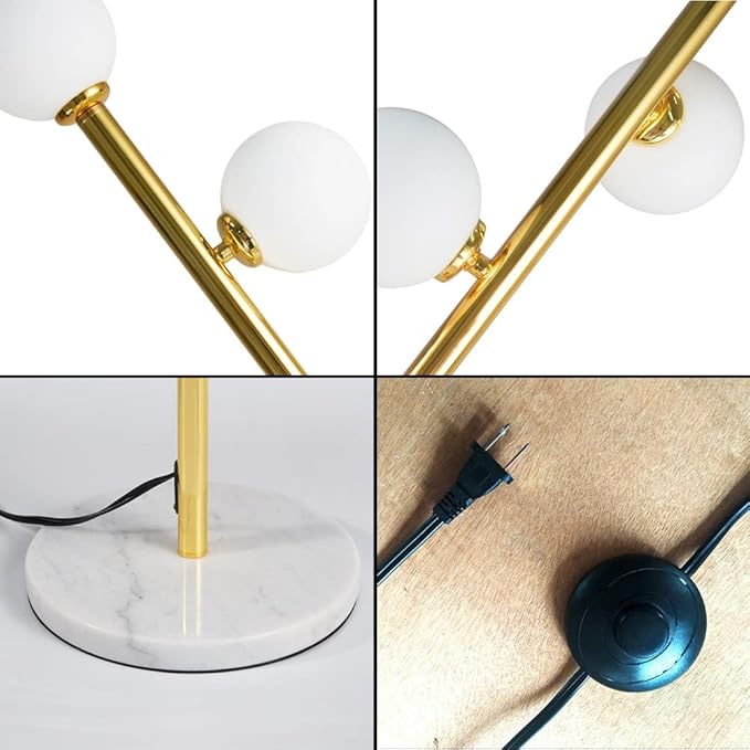 Hsyile Lighting KU300198 Cozy Elegant Modern Creative Floor Lamp for Living Room,Bedroom,Office,9 Lights - LeafyLoom