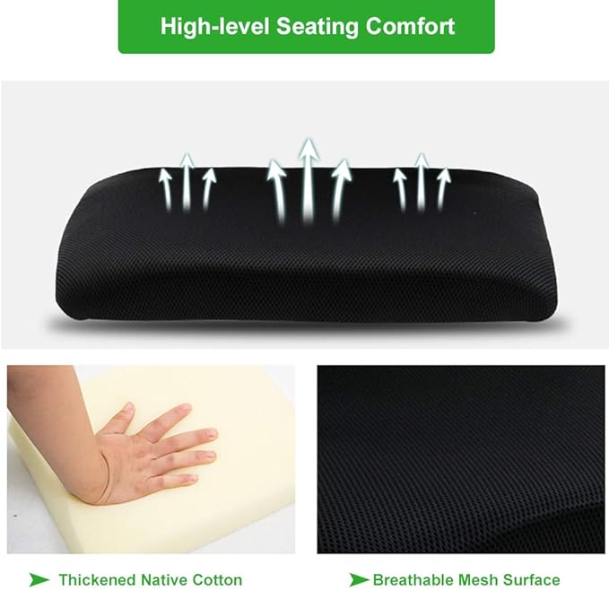 BestOffice Home Office Chair Ergonomic Desk Chair Mesh Computer Chair with Lumbar Support Armrest Executive Rolling Swivel Adjustable Mid Back Task Chair,Green - LeafyLoom