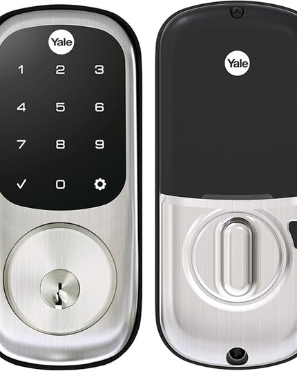 Yale Assure Deadbolt Lock with Touchscreen, Satin Nickel Digital Non-Connected Entry Door Lock with Electronic Keypad and Back-Up Key, ‎‎YRD226NR619 Yale