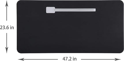 ApexDesk 47" Computer Desk, Modern Simple Style Desk for Home Office, Study Student Writing Desk - Black - LeafyLoom