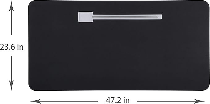 ApexDesk 47" Computer Desk, Modern Simple Style Desk for Home Office, Study Student Writing Desk - Black - LeafyLoom
