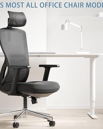 Office Chair Hero Fix Attaches Clamps to Large Cylinder Piston Stops Your Chairs Sinking When Computer Hydraulic Lift Has No Gas Stop Replacement - LeafyLoom