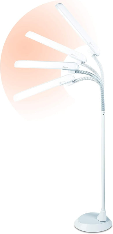 OttLite 24 Watt Floor Lamp with Flexible Neck - LeafyLoom
